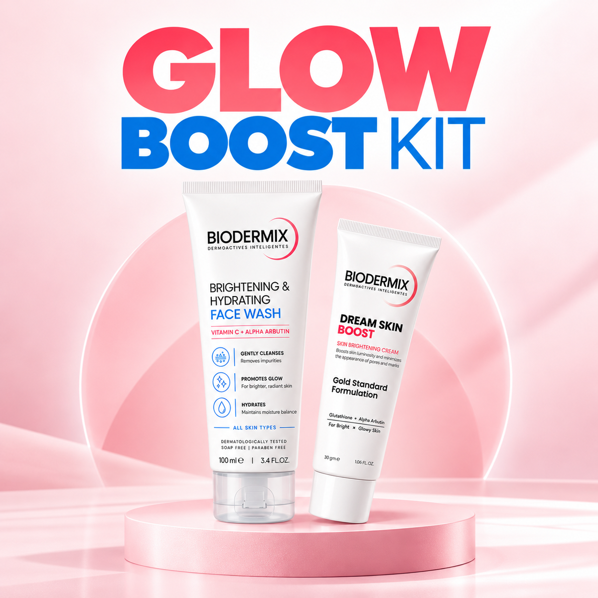 Biodermix Brightening & Hydrating Face Wash with Vitamin C + Alpha Arbutin